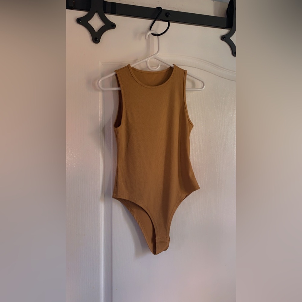 SHEIN womens Brown One Piece Bodysuit